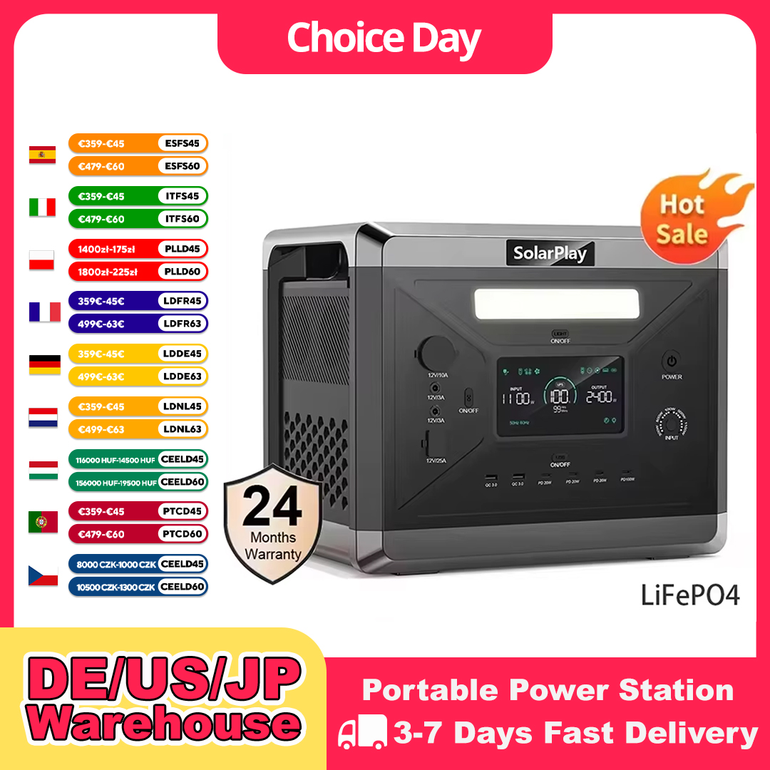 Solar Emergency Charger - Stasiun Tenaga Portabel SOLARPLAY Q2501 Untuk