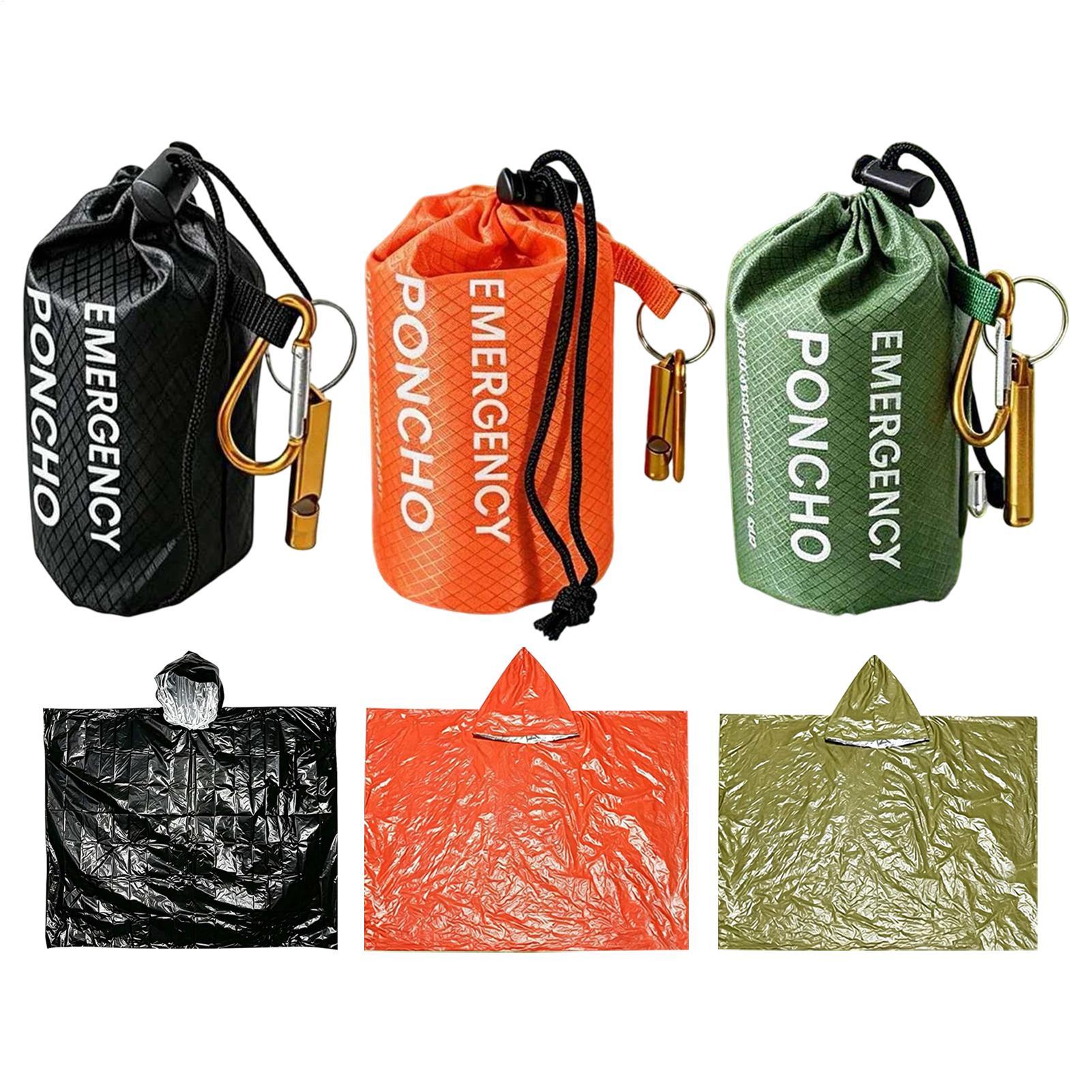 Survival Blanket Reflective - 3 buah ponco tahan air untuk