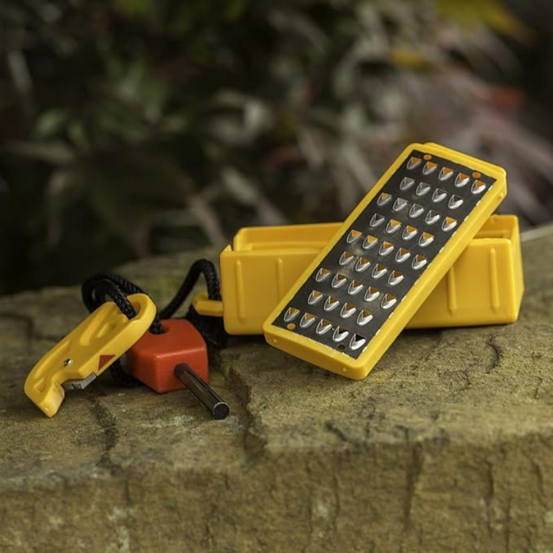 Magnesium Fire Starter - Pembuat Tinder Ringan dengan Pemantik Api: