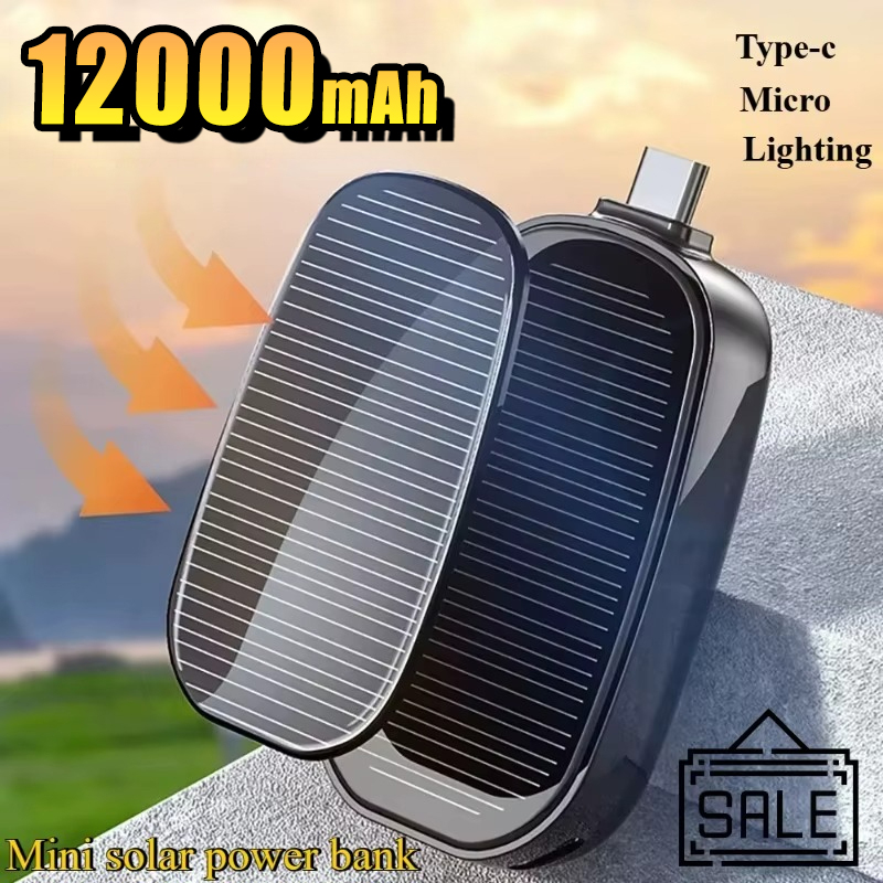 Power Bank Mini Portabel Tenag - Solar Emergency Charger ulasan dan harga