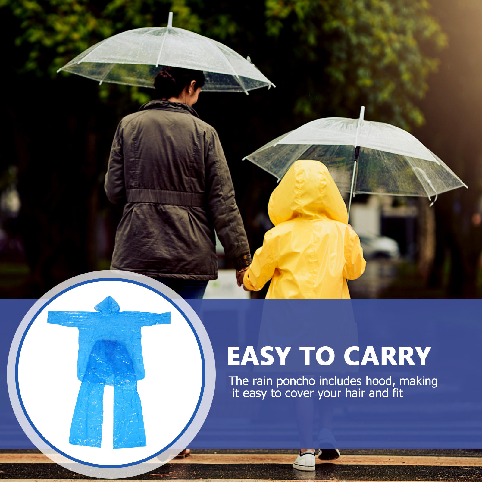 Set Jas Hujan Darurat dengan T - Emergency Poncho Rain ulasan dan harga